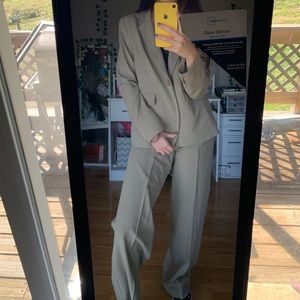 tan suit set